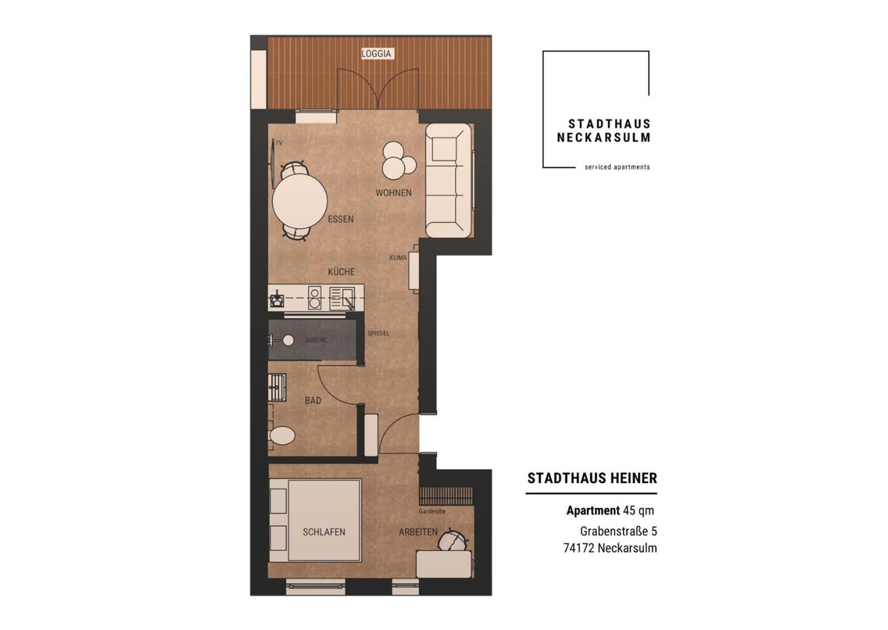 Stadthaus Neckarsulm Serviced Apartments - Stadthaus Heiner Exterior photo